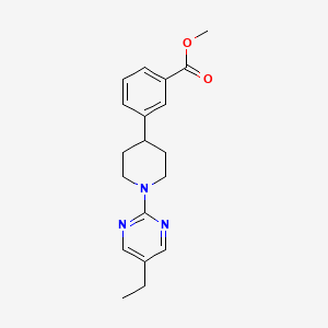 Methyl 3-(1-(5-ethylpyrimidin-2-yl)piperidin-4-yl)benzoate