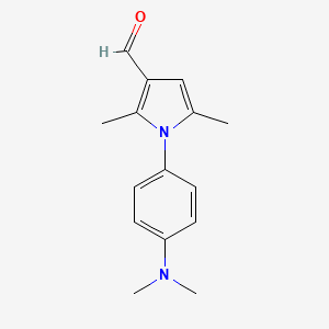 1-[4-(dimethylamino)phenyl]-2,5-dimethyl-1H-pyrrole-3-carbaldehyde