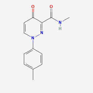 N-methyl-1-(4-methylphenyl)-4-oxo-1,4-dihydro-3-pyridazinecarboxamide