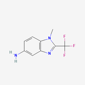 1-Methyl-2-trifluoromethyl-1H-benzoimidazol-5-ylamine