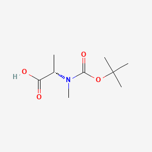 molecular formula C9H17NO4 B2753311 Boc-N-Me-Ala-OH CAS No. 16948-16-6; 30992-29-1