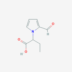 2-(2-formyl-1H-pyrrol-1-yl)butanoic acid