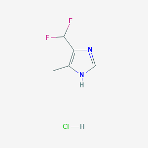 4-(Difluoromethyl)-5-methyl-1H-imidazole;hydrochloride