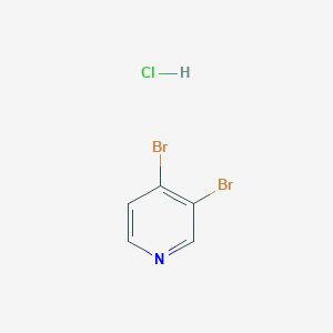 molecular formula C5H4Br2ClN B2753378 3,4-Dibromopyridine hydrochloride CAS No. 1642893-05-7