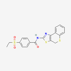4-(ethylsulfonyl)-N-(4H-thiochromeno[4,3-d]thiazol-2-yl)benzamide