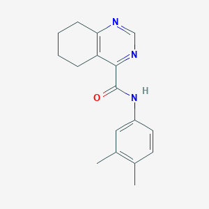 molecular formula C17H19N3O B2753438 N-(3,4-Dimethylphenyl)-5,6,7,8-tetrahydroquinazoline-4-carboxamide CAS No. 2415489-78-8