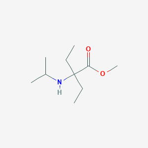 molecular formula C10H21NO2 B2753459 Methyl 2-ethyl-2-(isopropylamino)butanoate CAS No. 1184770-84-0