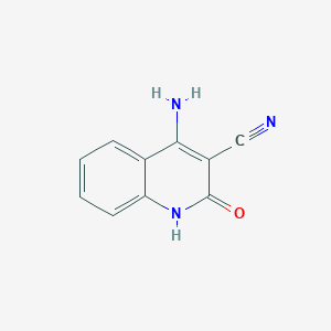 molecular formula C10H7N3O B2753483 4-Amino-2-oxo-1,2-dihydroquinoline-3-carbonitrile CAS No. 71993-20-9