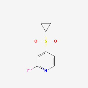 4-(Cyclopropylsulfonyl)-2-fluoropyridine