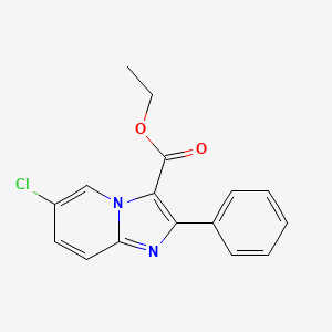 Ethyl 6-chloro-2-phenylimidazo[1,2-a]pyridine-3-carboxylate