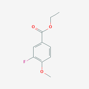 molecular formula C10H11FO3 B2753494 Ethyl 3-fluoro-4-methoxybenzoate CAS No. 170645-87-1