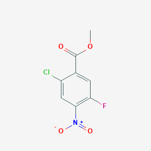 molecular formula C8H5ClFNO4 B2753518 Methyl 2-chloro-5-fluoro-4-nitrobenzoate CAS No. 1897500-78-5