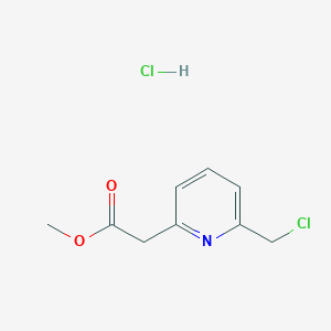 Methyl 2-(6-(chloromethyl)pyridin-2-yl)acetate hydrochloride