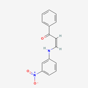 (Z)-3-(3-Nitrophenylamino)-1-phenylprop-2-en-1-one