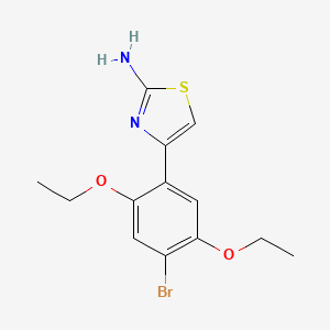 4-(4-Bromo-2,5-diethoxyphenyl)-1,3-thiazol-2-amine
