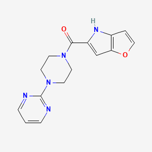 (4H-furo[3,2-b]pyrrol-5-yl)(4-(pyrimidin-2-yl)piperazin-1-yl)methanone