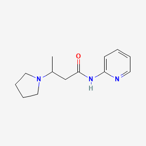 N-(2-pyridinyl)-3-(1-pyrrolidinyl)butanamide
