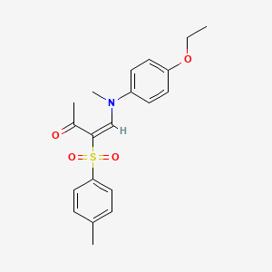 (3E)-4-[(4-ethoxyphenyl)(methyl)amino]-3-[(4-methylphenyl)sulfonyl]but-3-en-2-one