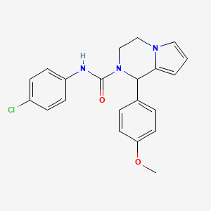 N-(4-chlorophenyl)-1-(4-methoxyphenyl)-3,4-dihydropyrrolo[1,2-a]pyrazine-2(1H)-carboxamide