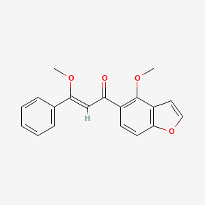 molecular formula C19H16O4 B2753775 O-Methylpongamol CAS No. 80158-88-9