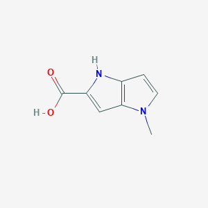 molecular formula C8H8N2O2 B2753786 4-Methyl-1,4-dihydropyrrolo[3,2-b]pyrrole-2-carboxylic acid CAS No. 1007386-48-2