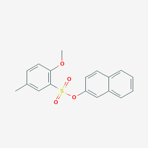 Naphthalen-2-yl 2-methoxy-5-methylbenzene-1-sulfonate