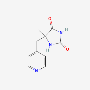 B2753789 5-Methyl-5-(pyridin-4-ylmethyl)imidazolidine-2,4-dione CAS No. 42768-32-1