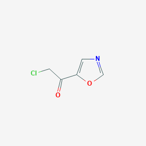 molecular formula C5H4ClNO2 B2753834 2-Chloro-1-(oxazol-5-yl)ethan-1-one CAS No. 1421314-19-3