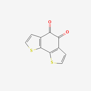 molecular formula C10H4O2S2 B2753836 thieno[3,2-g][1]benzothiole-4,5-dione CAS No. 24243-32-1