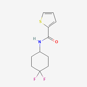 molecular formula C11H13F2NOS B2753839 N-(4,4-difluorocyclohexyl)thiophene-2-carboxamide CAS No. 1851963-94-4