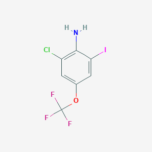 2-Chloro-6-iodo-4-(trifluoromethoxy)aniline
