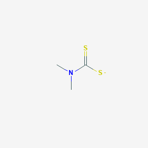 molecular formula C3H6NS2 B2753861 Dimethyldithiocarbamate CAS No. 137-30-4; 79-45-8