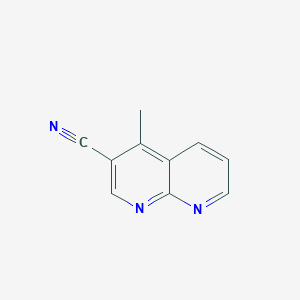 molecular formula C10H7N3 B2753897 4-Methyl-1,8-naphthyridine-3-carbonitrile CAS No. 2355385-31-6