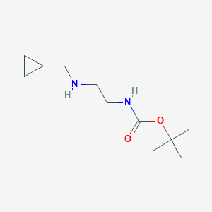 molecular formula C11H22N2O2 B2753902 Tert-butyl 2-(cyclopropylmethylamino)ethylcarbamate CAS No. 532407-11-7