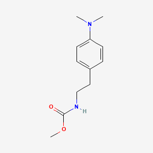 molecular formula C12H18N2O2 B2753920 Methyl 4-(dimethylamino)phenethylcarbamate CAS No. 1158689-13-4