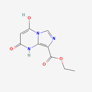 molecular formula C9H9N3O4 B2753944 Ethyl 2,4-dihydroxyimidazo[1,5-a]pyrimidine-8-carboxylate CAS No. 2305252-62-2