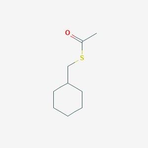 molecular formula C9H16OS B027540 Cyclohexylmethanethiol acetate CAS No. 107512-01-6