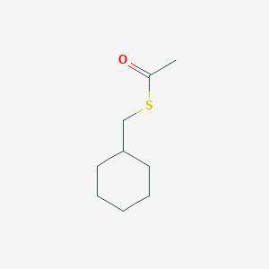 molecular formula C9H16OS B027540 S-(cyclohexylmethyl) ethanethioate CAS No. 107512-01-6