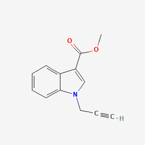 molecular formula C13H11NO2 B2754201 Methyl 1-prop-2-ynylindole-3-carboxylate CAS No. 2416243-03-1