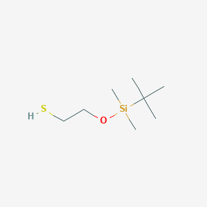 molecular formula C8H20OSSi B2754294 Ethanethiol, 2-[[(1,1-dimethylethyl)dimethylsilyl]oxy]- CAS No. 76855-57-7