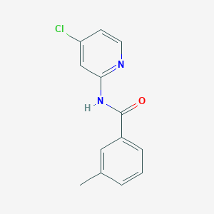 molecular formula C13H11ClN2O B2754417 Benzamide,n-(4-chloro-2-pyridinyl)-3-methyl- CAS No. 901360-99-4