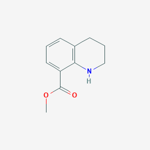 molecular formula C11H13NO2 B2754515 Methyl 1,2,3,4-tetrahydroquinoline-8-carboxylate CAS No. 477532-02-8
