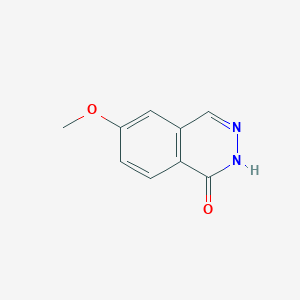 molecular formula C9H8N2O2 B2754599 6-Methoxyphthalazin-1-ol CAS No. 60889-21-6