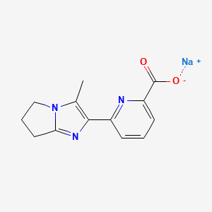 Sodium;6-(3-methyl-6,7-dihydro-5H-pyrrolo[1,2-a]imidazol-2-yl)pyridine-2-carboxylate