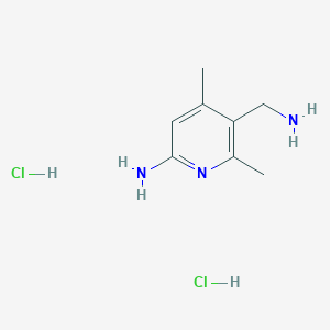 5-Aminomethyl-4,6-dimethyl-pyridin-2-ylamine dihydrochloride