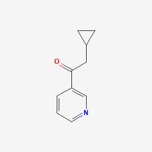 B2754856 2-Cyclopropyl-1-pyridin-3-ylethanone CAS No. 1425367-20-9