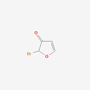 molecular formula C4H3BrO2 B027549 3(2H)-Furanone, 2-bromo- CAS No. 109918-10-7