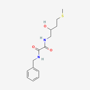 molecular formula C14H20N2O3S B2754983 N-Benzyl-N'-(2-hydroxy-4-methylsulfanylbutyl)oxamide CAS No. 2309585-66-6