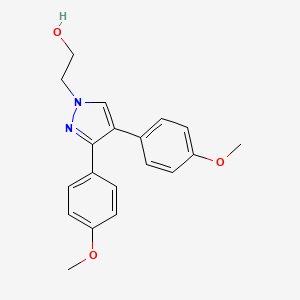 2-[3,4-bis(4-methoxyphenyl)-1H-pyrazol-1-yl]-1-ethanol