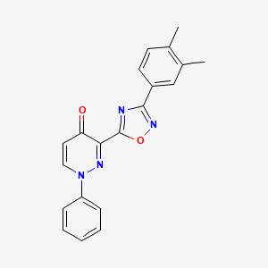 2-{[6-(3,5-dimethylpiperidin-1-yl)pyrimidin-4-yl]thio}-N-(3-methoxyphenyl)acetamide